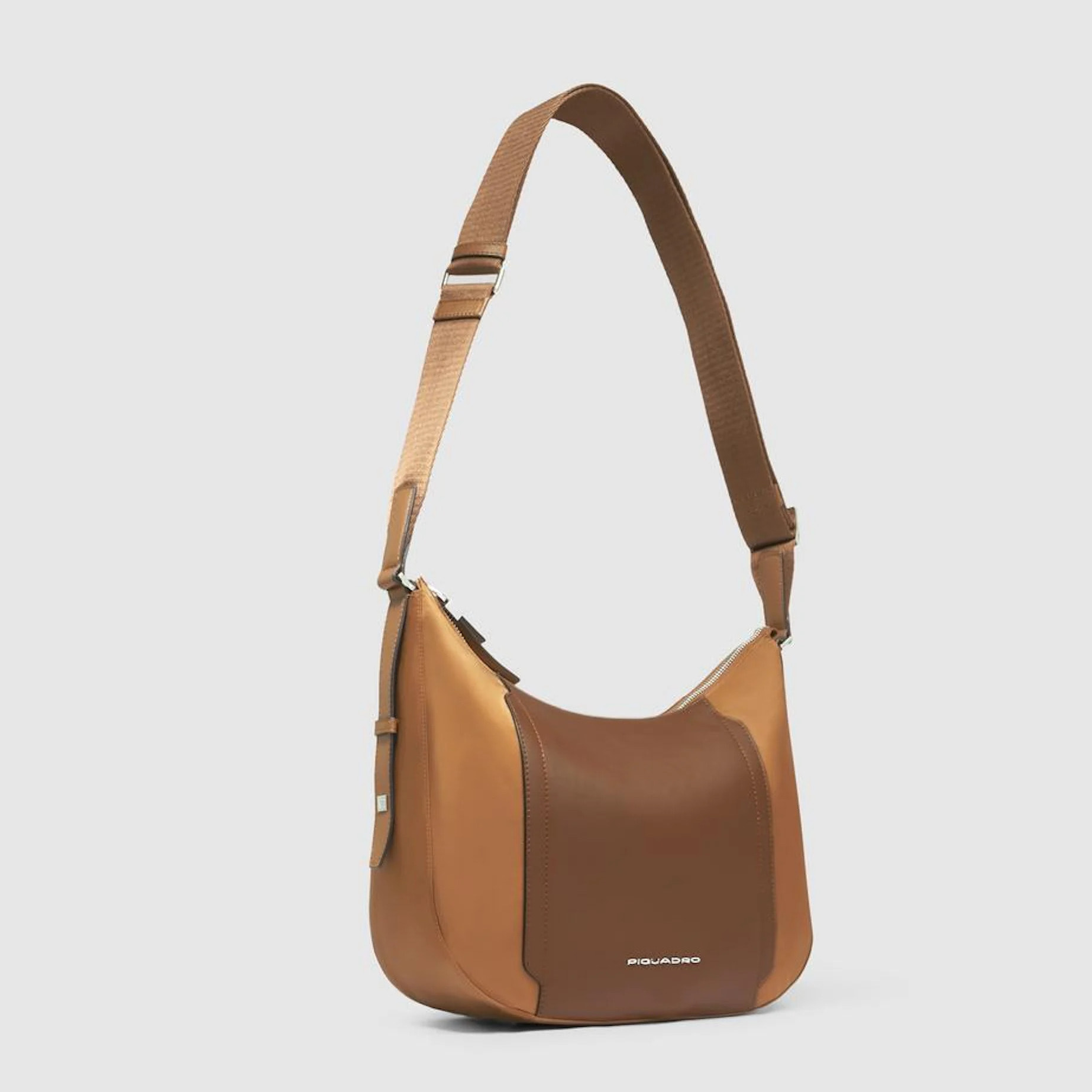 Piquadro Borsa tracolla porta iPad® con protezione RFID e tasca per Piquadro Smart Tracker