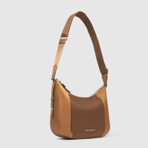 Piquadro Borsa tracolla porta iPad® con protezione RFID e tasca per Piquadro Smart Tracker