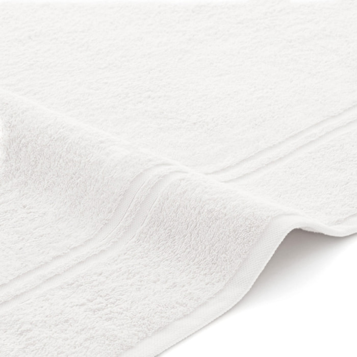 Serviette Éponge 100% Coton Peigné - 700 g/m2 BLANC