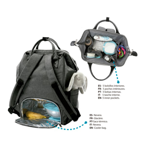 BOLSO DE MATERNIDAD NEGRO