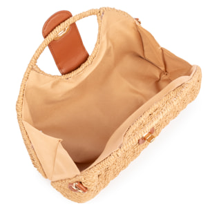 Benna Borsa a mano Donna. Realizzato in paglia intrecciata.