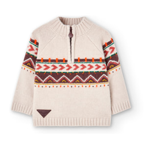 Jersey tricotosa "cenefas" de bebé niño