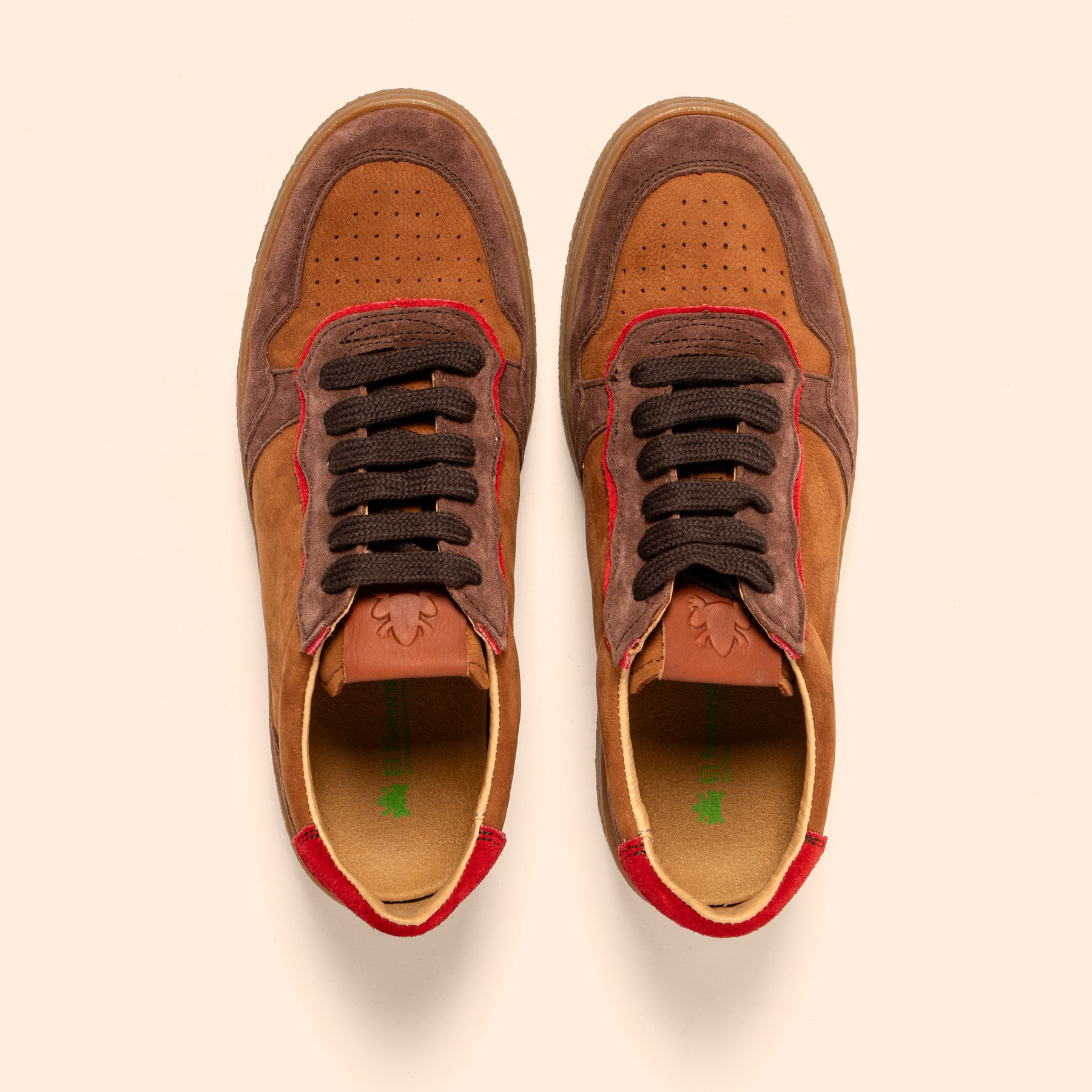 Zapatillas N5844 MULTI LEATHER CHOCOLATE/ GEO color Chocolate