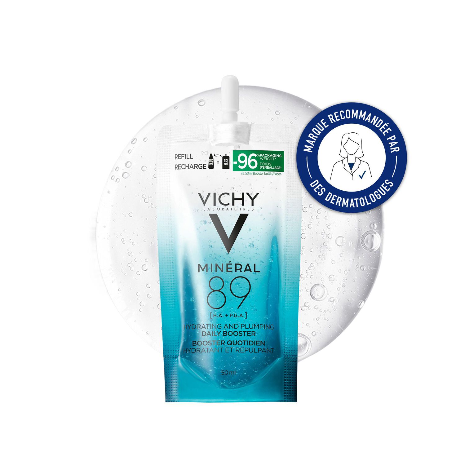 Minéral 89 - Recharge Sérum Booster Quotidien Fortifiant et Repulpant