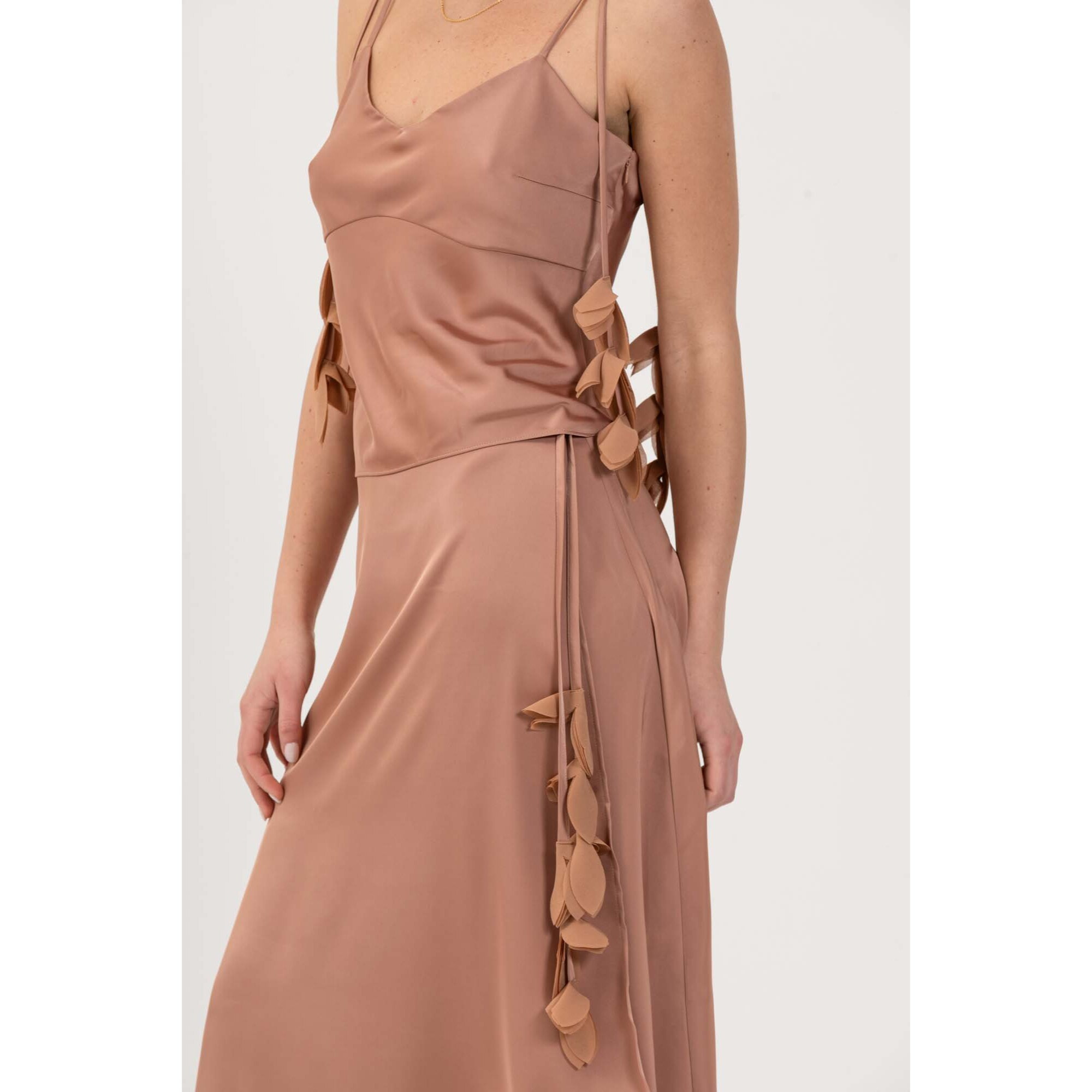 Kocca - Top con spalline e dettagli floreali Donna