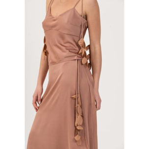 Kocca - Top con spalline e dettagli floreali Donna