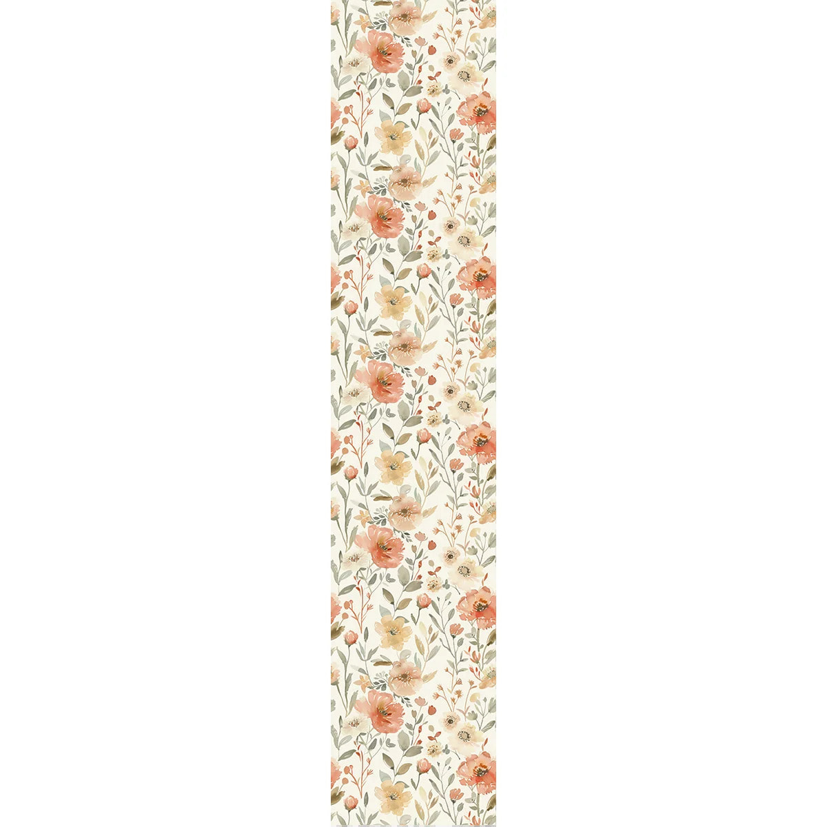 Papier peint - Ambiance Sticker - FLEURS VINTAGE COQUELICOTS - Intissé pré-encollé - 1 - 300x60cm
