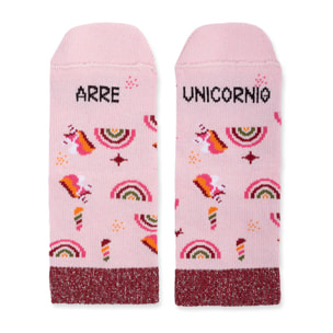 Mini calcetines "Arre Unicornio" talla 23-26