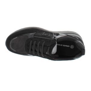 Armata di Mare Scarpe Donna Sneakers Casual con Zip Laterale Soletta in Memory Foam AMD W42H15 Black