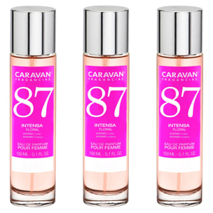 Caravan fragancias set de 3 frascos perfume de mujer nº87, de 150 ml