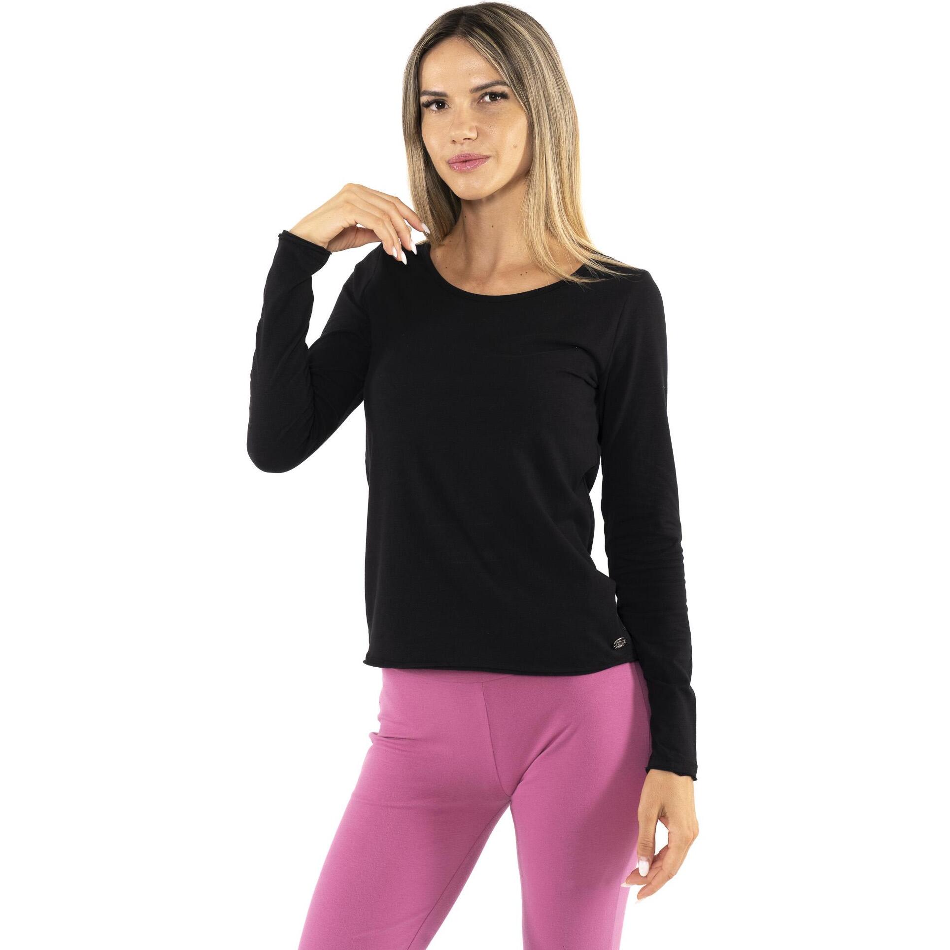 Camiseta de manga larga para mujer "Nunca sin"