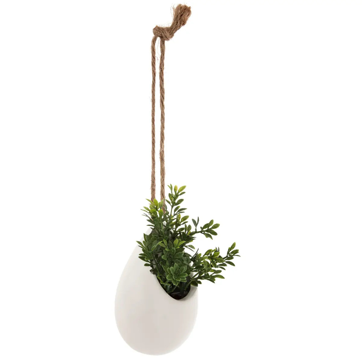 Plante artificielle - pot en céramique - H11 cm