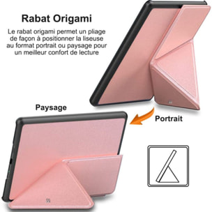 Etui IBROZ Origami Kindle Paperwhite 2021 Rose