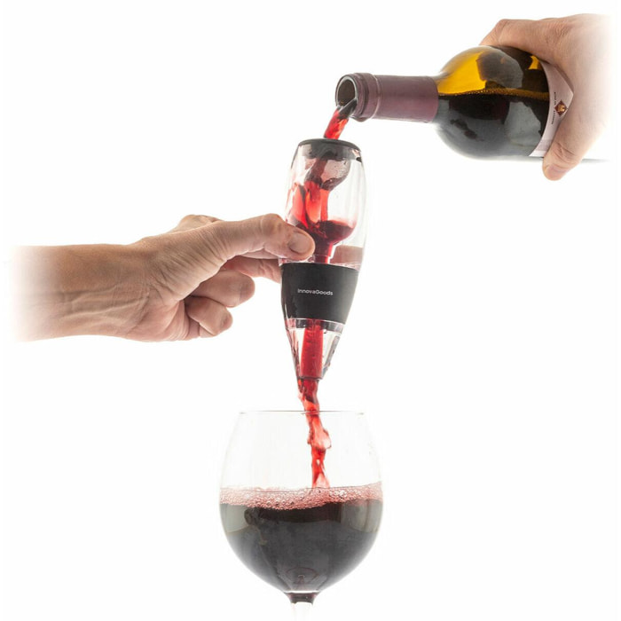 Aérateur de Vin avec Filtre, Support et Pochette de Transport Wineir InnovaGoods