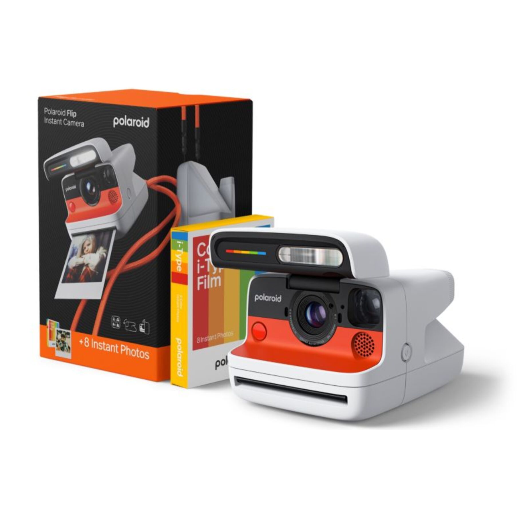 Appareil photo Instantané POLAROID Flip White + Pack 8 Films