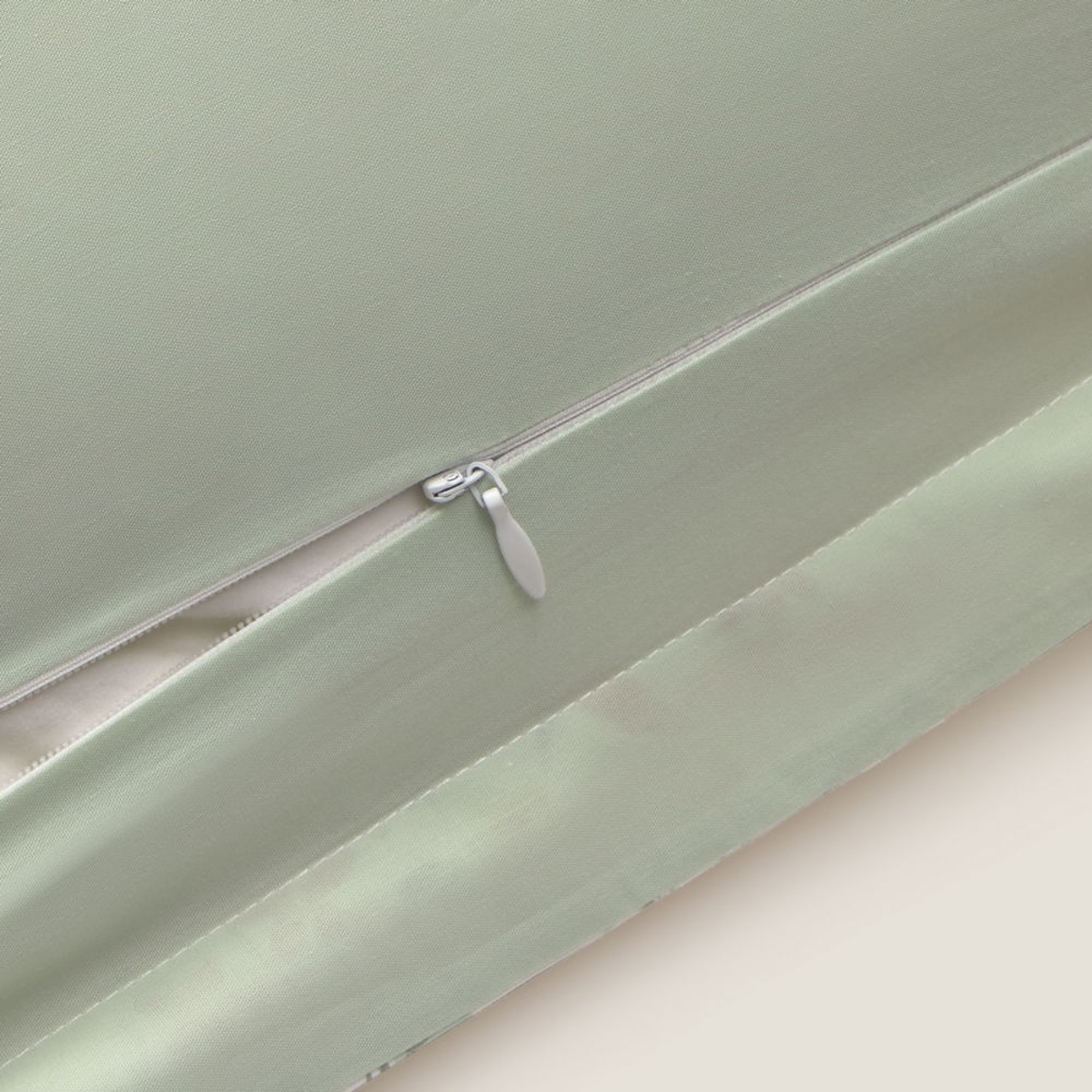 Funda de cuadrante algodón percal flores Ferdu color verde 100% Algodón percal