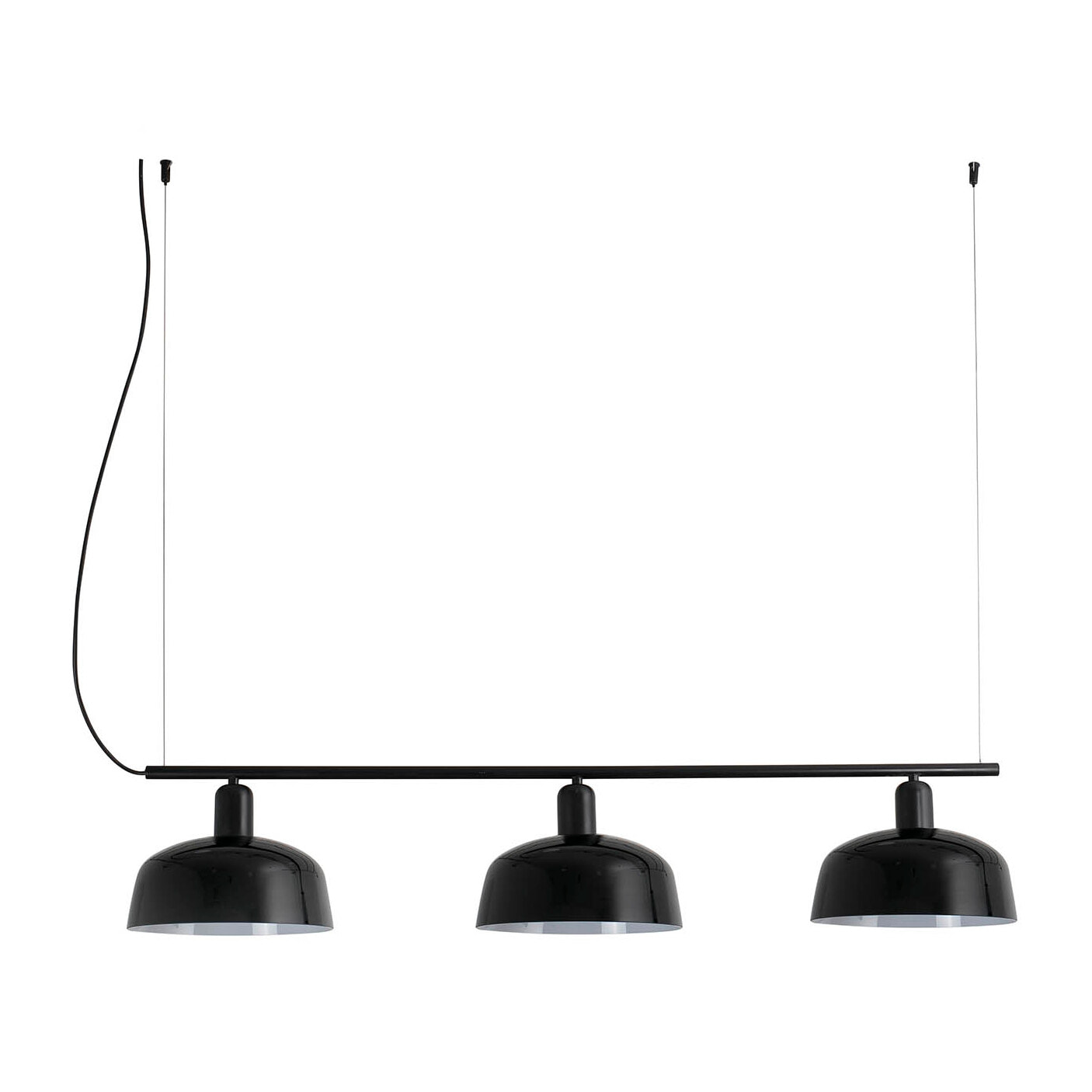 TATAWIN M Lampe suspension linéaire noire