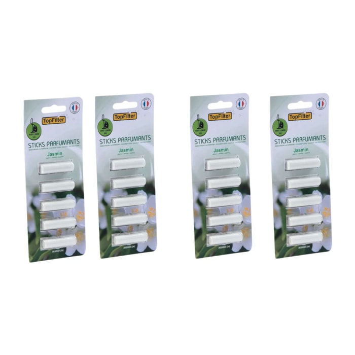 Ensemble de 20 parfums pour aspirateur en stick au jasmin TopFilter