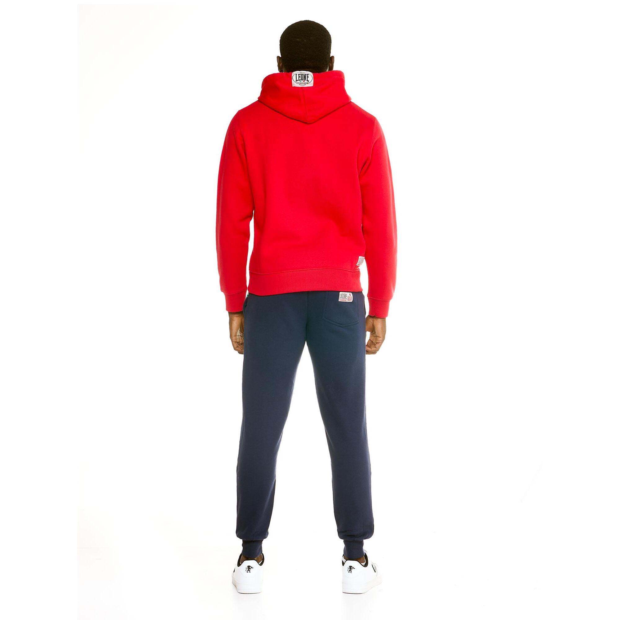 Chándal de invierno cepillado con capucha para hombre Leone Basic Vintage