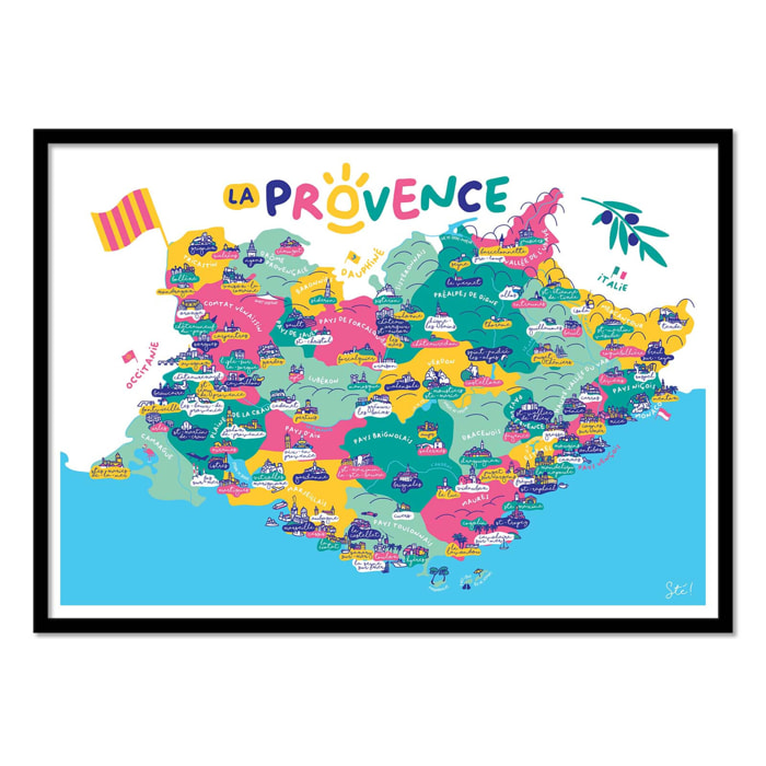 Affiche - Provence - Sté!
