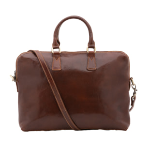 Borsa da lavoro  da uomo In Vera pelle Made in Italy 37x27x6 cm