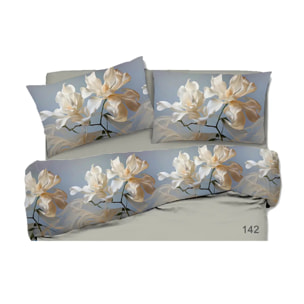 Completo Lenzuola Balzate 2 piazze Relax 142 100% Cotone e Made in Italy con stampa digitale HD