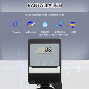 Bicicleta Estática con Respaldo, 8 Niveles de Resistencia, Bicicleta Estática Reclinadas, con Volante Asiento Ajustable, Pantalla LCD y Soporte de Teléfono, para Entrenamientos de Recuperación