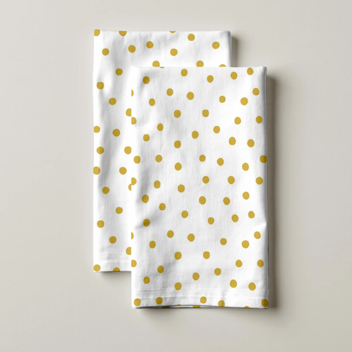 Pack de 2 torchons de cuisine 0120-130 100% coton 45x70 cm