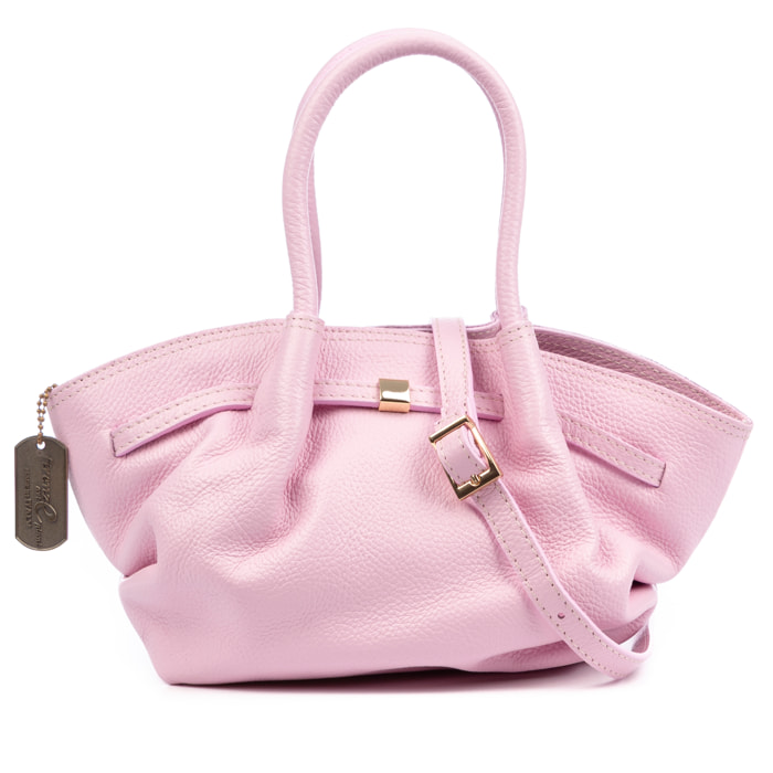 Bergolo Bolso de mano Mujer. Piel autentica Dollaro.