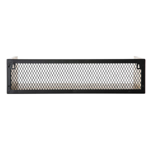 Étagère murale industrielle en bois manguier massif et métal noir L60 cm RACK