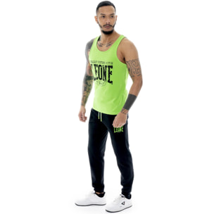 Camiseta de tirantes de algodón elástico para hombre Leone Boxing Legend