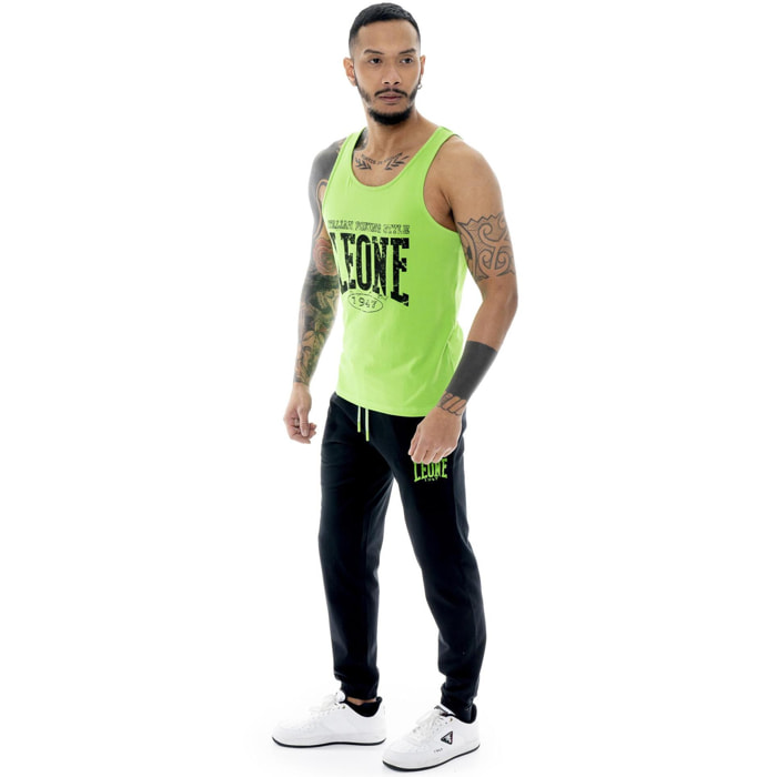 Camiseta de tirantes de algodón elástico para hombre Leone Boxing Legend