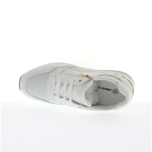 Armata di Mare Scarpe Donna Sneakers Casual con Zip Laterale AMD SS41H18 White