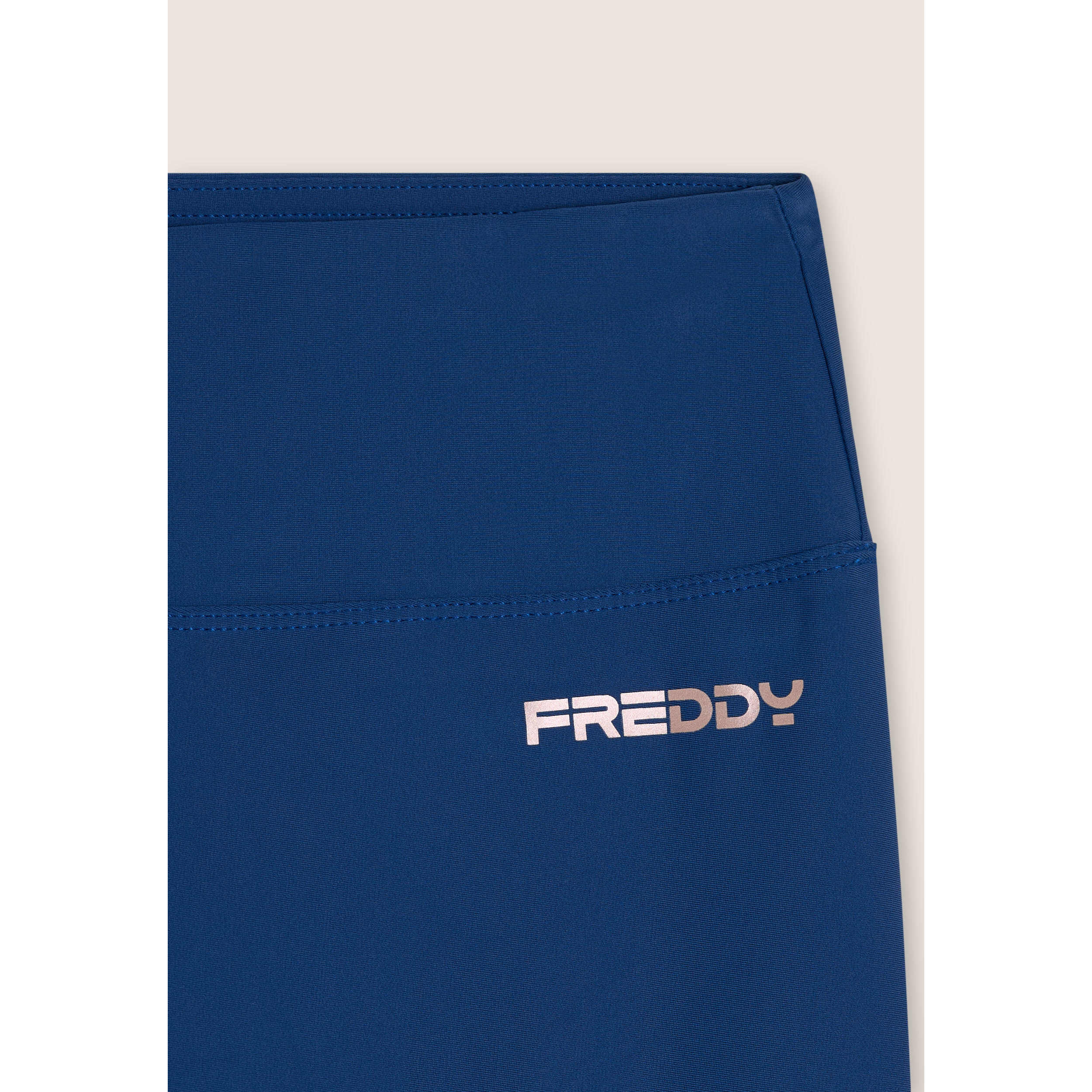 Leggings corsaro vita alta in tessuto tecnico elasticizzato