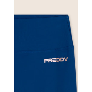 Leggings corsaro vita alta in tessuto tecnico elasticizzato