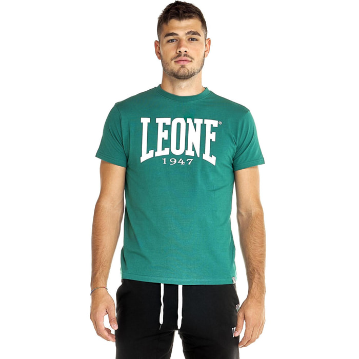Camiseta de hombre Leone Basic de algodón de manga corta