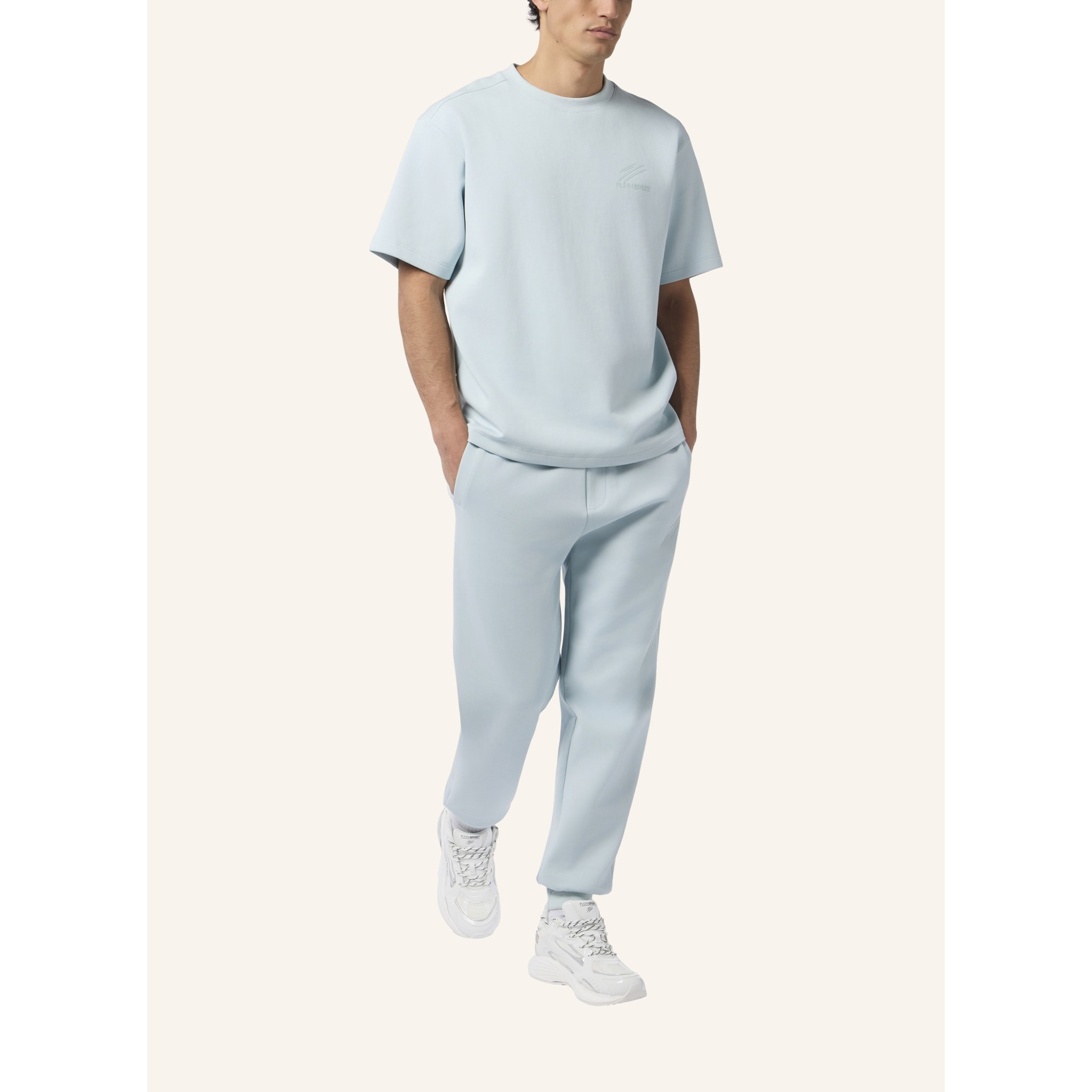 PLEIN SPORT Pique Round Neck T-Shirt Icon