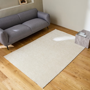Tapis intérieur velours frisé crème LAWRENCE