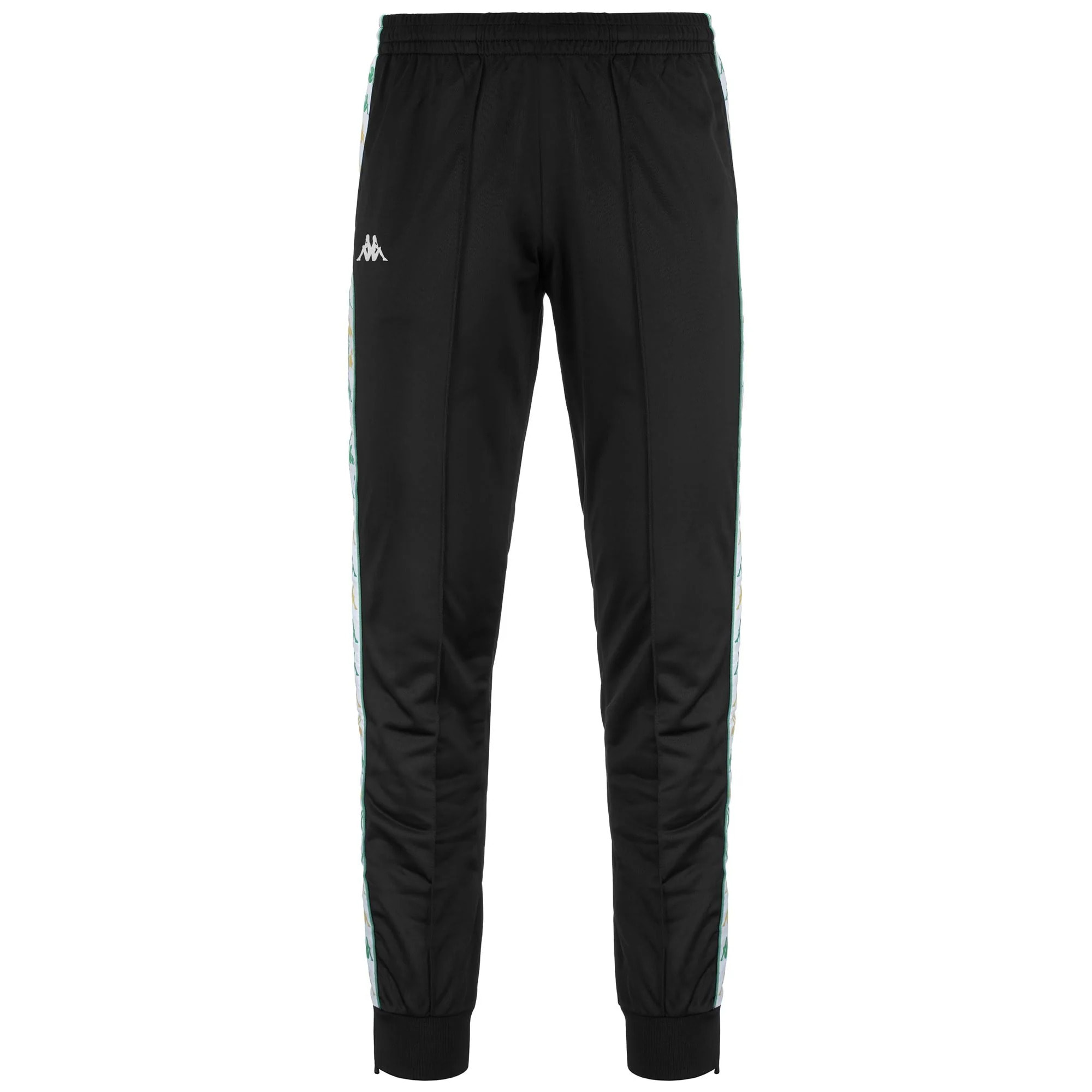 Kappa Pantaloni SPORT TROUSERS 222 BANDA RASTORIAI SLIM Nero