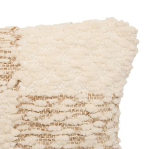Coussin Ameya rectangulaire 38x58cm beige