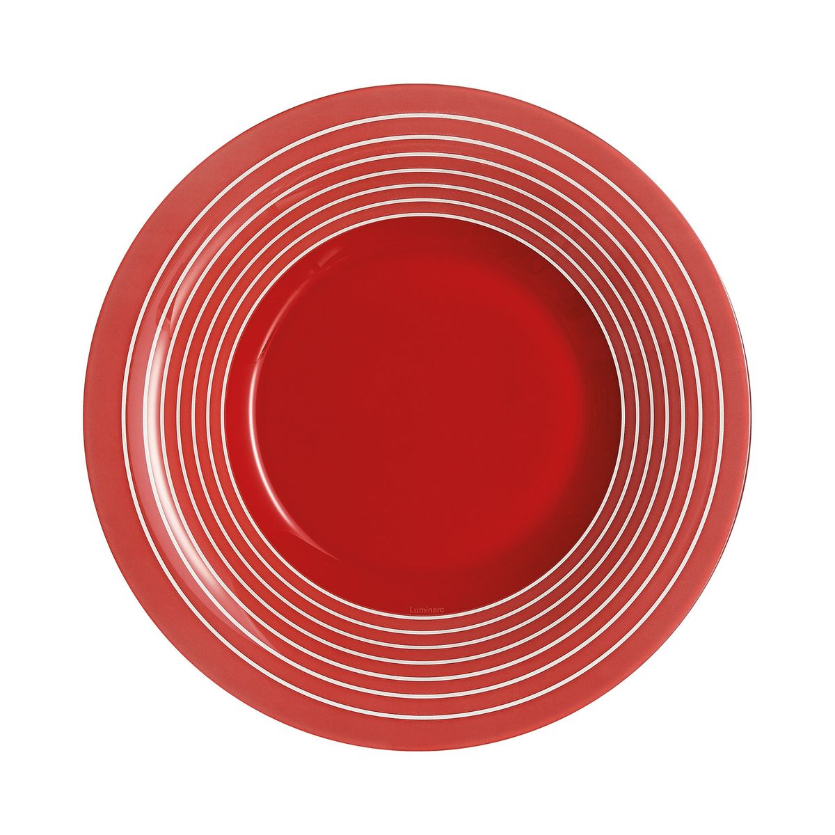 Assiette creuse rouge  21.5 cm Factory - Luminarc