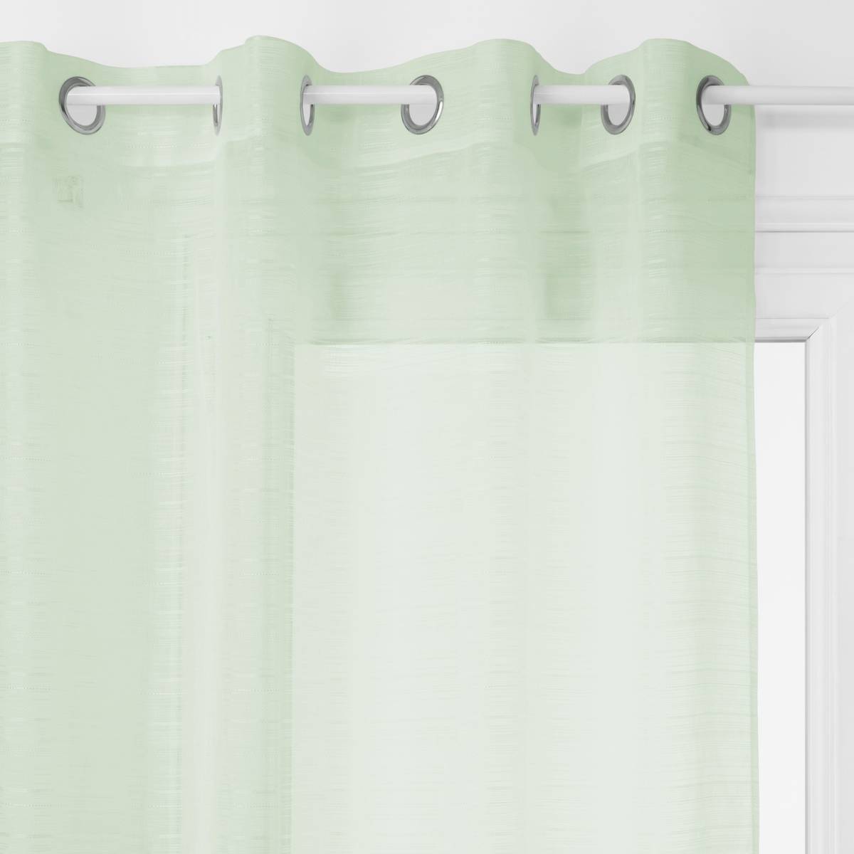 Voilage Louis vert céladon 140x240cm