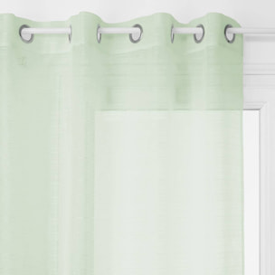 Voilage Louis vert céladon 140x240cm