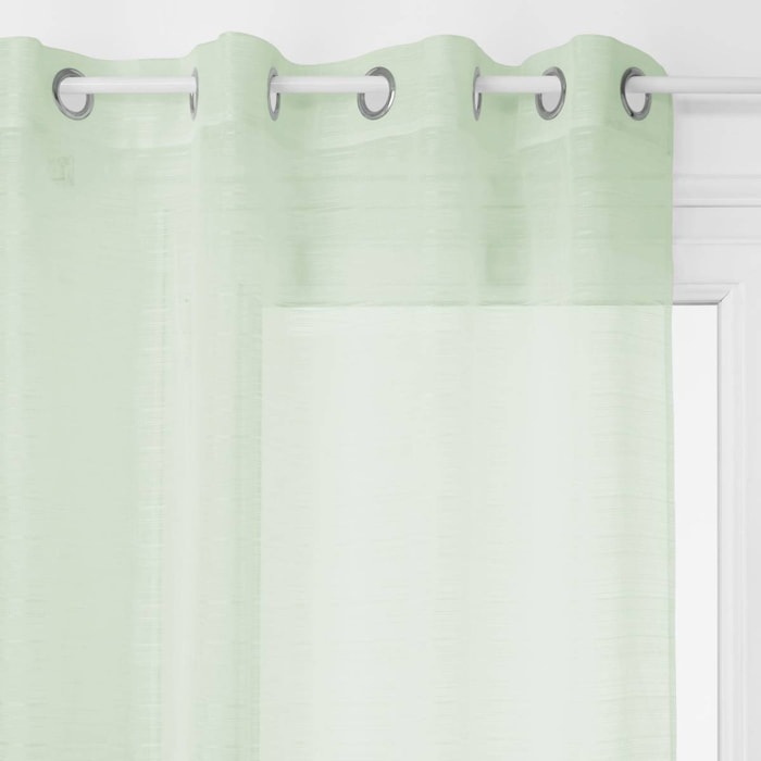 Voilage Louis vert céladon 140x240cm