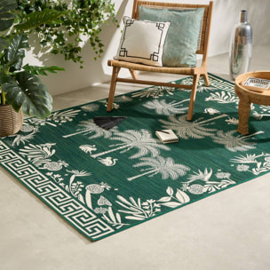 Tapis d'extérieur The palm resort 160x230cm vert foncé