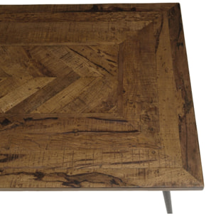 KIARA - Table basse rect. 135x70cm formes géométriques