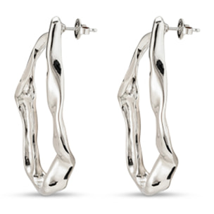 Pendiente Marea PLATEADO U