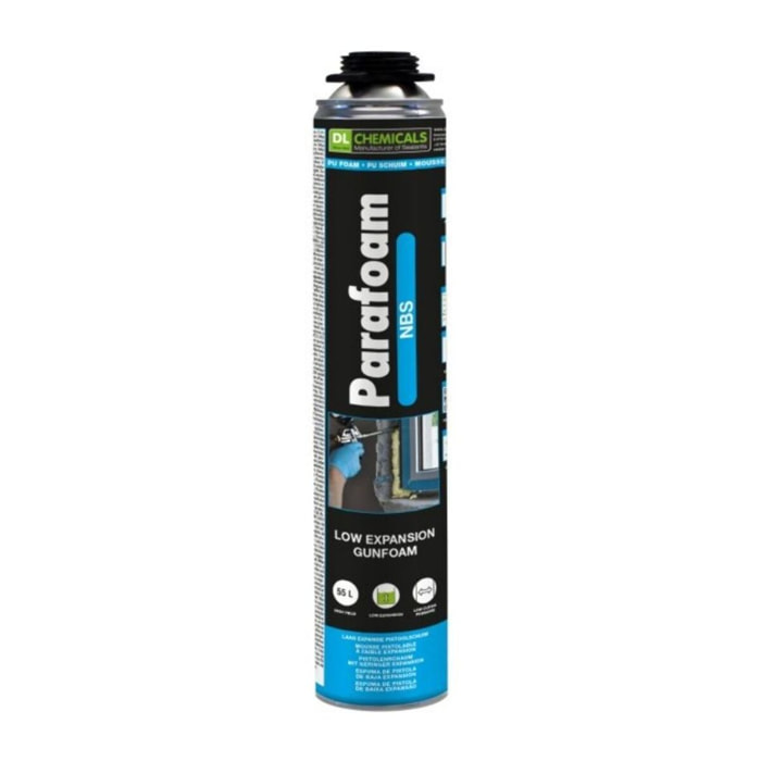 Mousse polyuréthane pistolable DL CHEMICALS Parafoam NBS - 750 ml - 0900002N000049