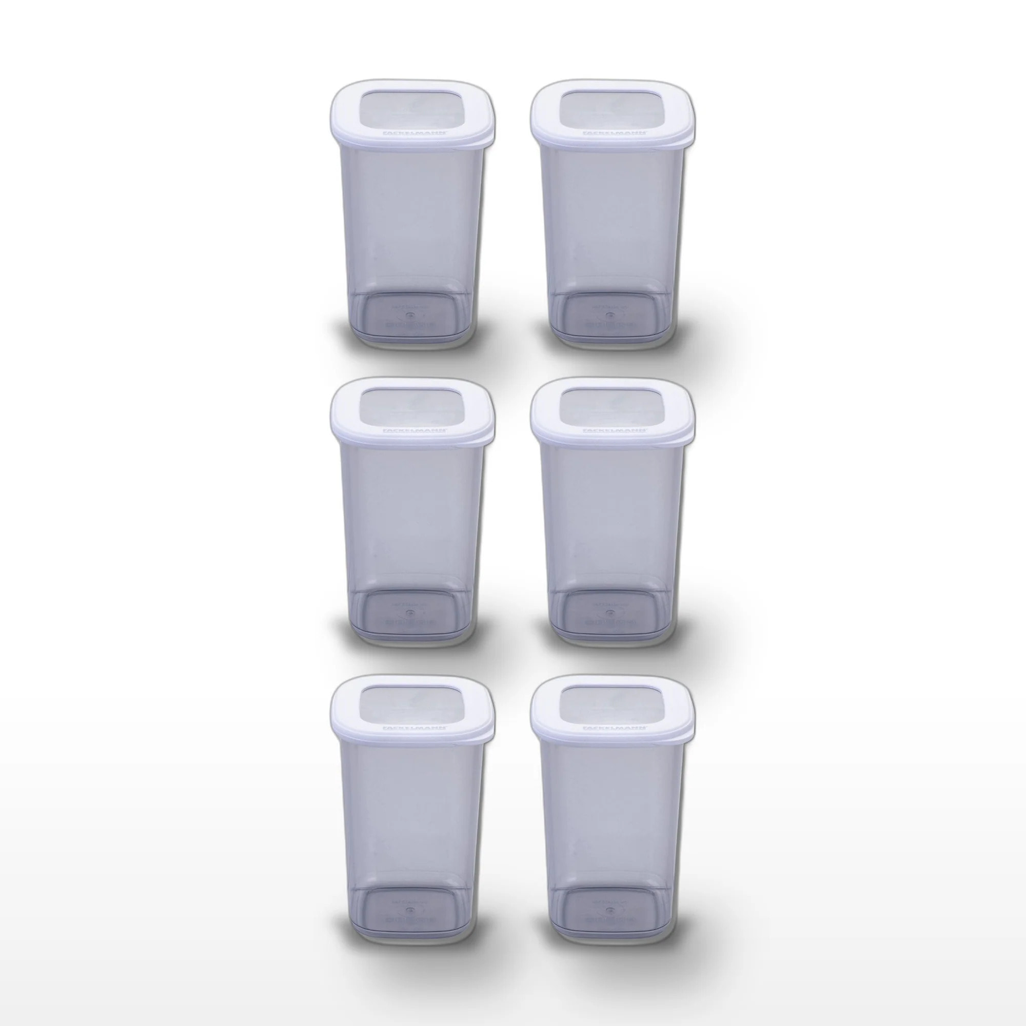 Lot de 6 Boîtes à Provisions 1,1 Litre Fackelmann Storage