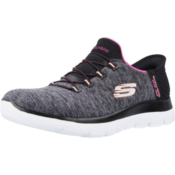 Sneakers De  Mujer Slip-ins: Summits- Dazzling Haze Gris
